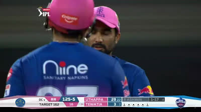 DC vs RR 30th Match Match Replay from Indian Premier League 2020