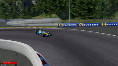 TV Cam Fernando Alonso Renault R25 - Bélgica (2005)