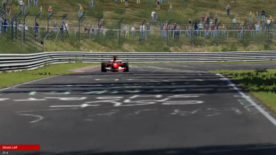 Vuelta TV Cam Michael Schumacher Ferrari F2004 - Nordschleife