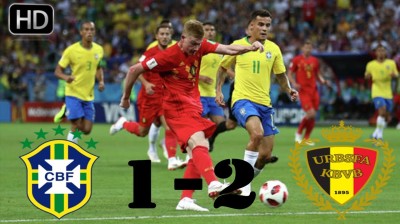 2018 world cup Quarter Final Brazil Vs. Belgium Full Match