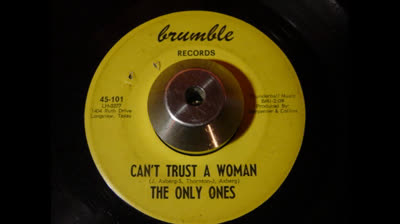 Only Ones (1967) - Can't Trust A Woman