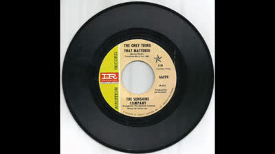 SUNSHINE COMPANY (1969) - The Only Thing That Mattered
