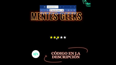 Sistema de calificación con estrellas | HTML & CSS