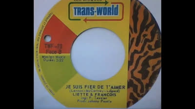 Liette et François (1968) - Je Suis Fier De T'aimer (If I Needed Someone)