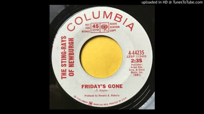 Sting-Rays of Newburgh (1967) -Friday's Gone