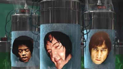 Celebrity Cryogenically Frozen Heads .