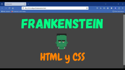Cómo dibujar a Frankenstein en HTML y CSS - Web development
