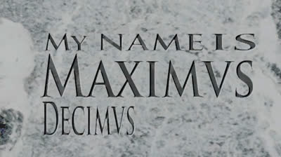 Typography -  Gladiator