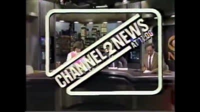 WCBS Channel 2 News 11PM open - February 20, 1985